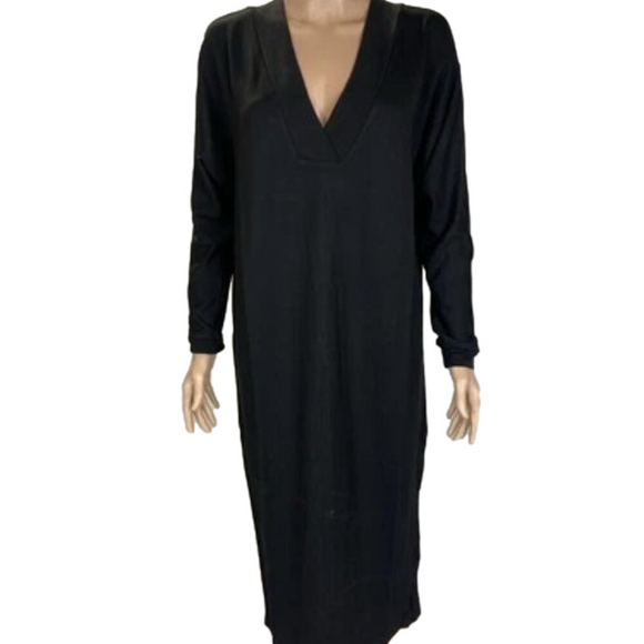 NEW HATCH Womens The Visitor Maternity Dress Size Petite Small Black - Picture 1 of 12